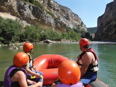 Descente de la rivière Iraty en rafting